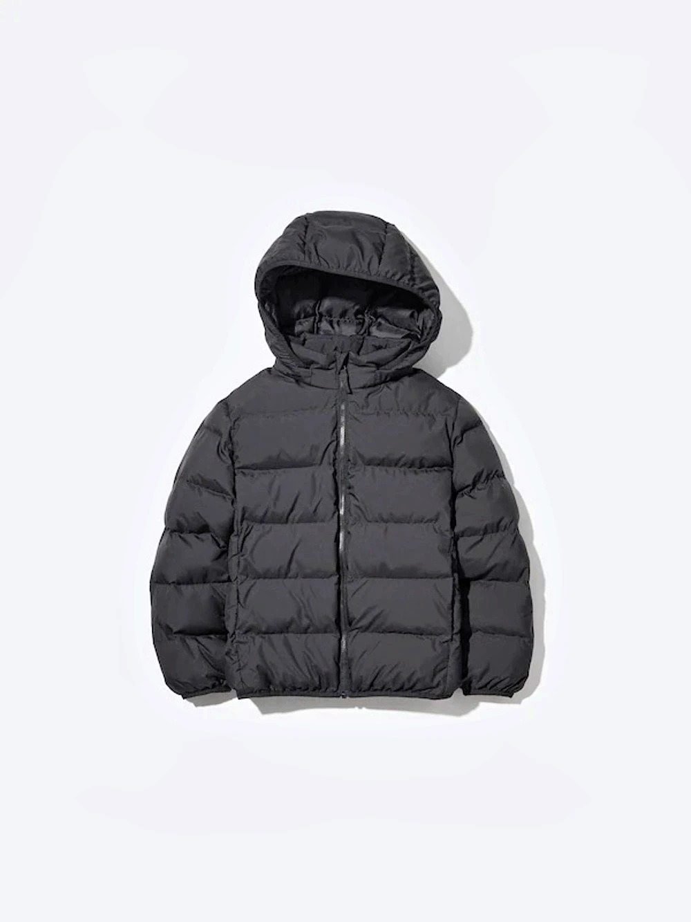 Uniqlo Ultra Light Down Hooded Jacket Puffer Black Boys 11-12